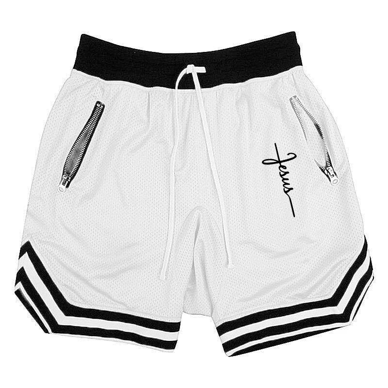 Men's Summer Sports Basketball Shorts Fitness Quick Dry Running Joggers Shorts Casual Loose Large Size Bermuda Shorts