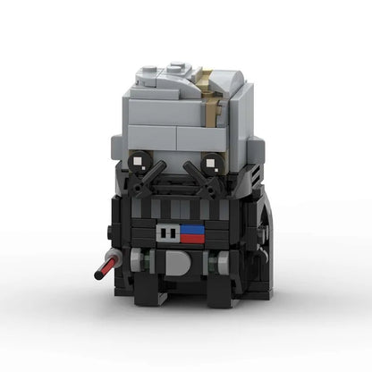 GSBAN Space Wars Brickheadz Figures Wangs Rey Vaders Offeed Luke Greedoed MOC Bricks Building Blocks Kits Toys for Children Gift