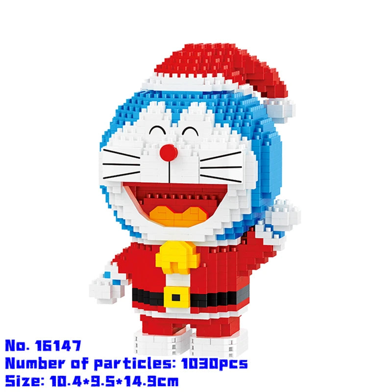 BALODY Doraemon building block Nobita Nobi Dorami model Minamoto Shizuka figure children's toy Christmas birthday gift