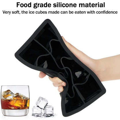 4/6/8/15 Grid Big Ice Tray Mold Giant Jumbo Large Food Grade Silicone Ice Cube Square Tray Mold DIY Ice Maker Ice Cube Tray