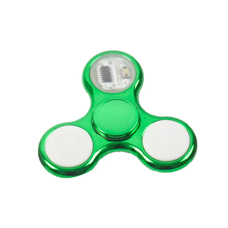 Creative Luminous LED Light Fidget Spinner Hand Top Spinners Glow In Dark Light EDC Figet Spiner Finger Stress Relief Toys