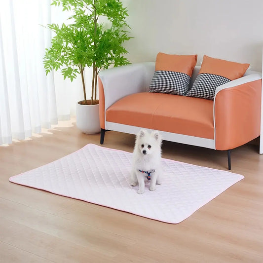 Dog Ice Mat Cooling Summer Pad Mat For Dogs Cat Blanket Sofa Breathable Pet Dog Bed Washable For Small Medium Large Dogs Mats