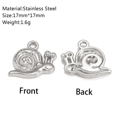 3Pcs Stainless Steel Flying Animal Bee/Butterfly/Scarab Charms for Jewelry Making 18K Plated Cute 3D Insect Pendants DIY Crafts