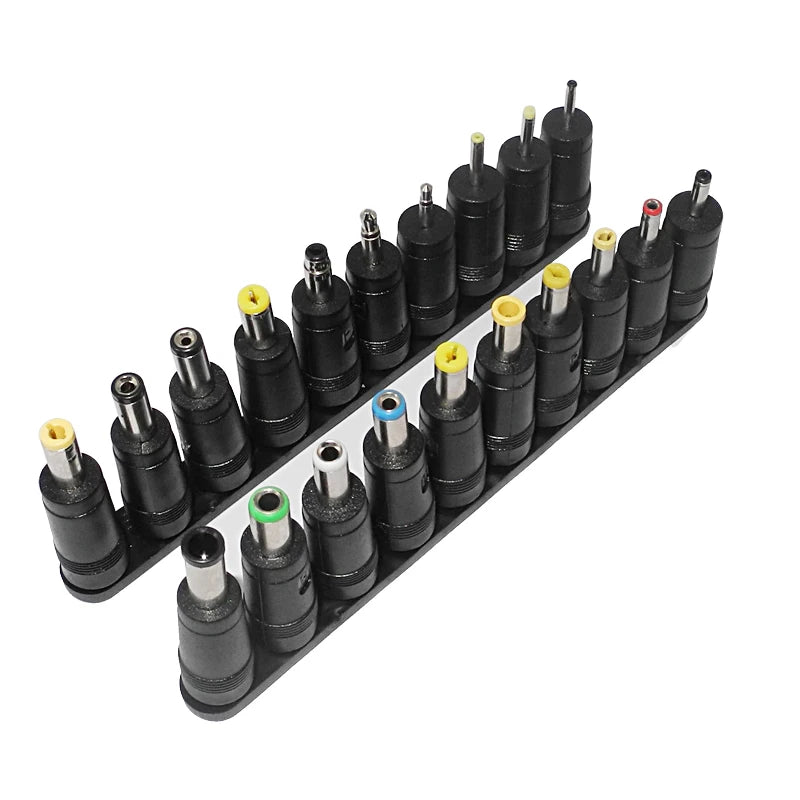 34PCS Universal DC Connectors 5.5mmx2.1mm AC Power Adapter Tips Kits for Lenovo Thinkpad Hp Laptop Power Supply Plug Jack Sets