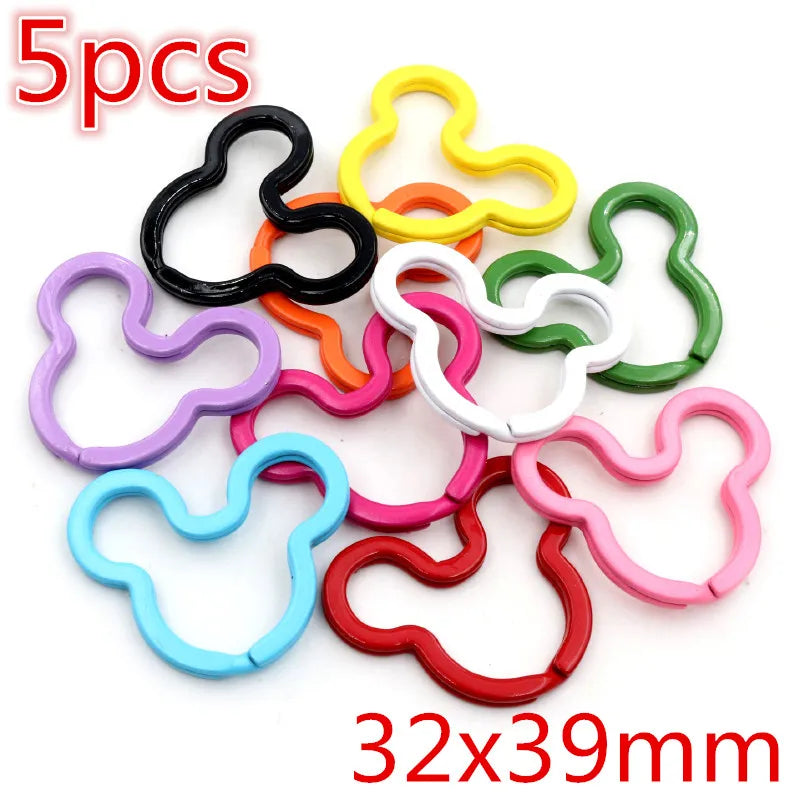 New Fashion Multi-colors Mixed Alloy Open Rings Lobster Clasp Hooks Ball Chains DIY Jewelry Making Findings Supplies