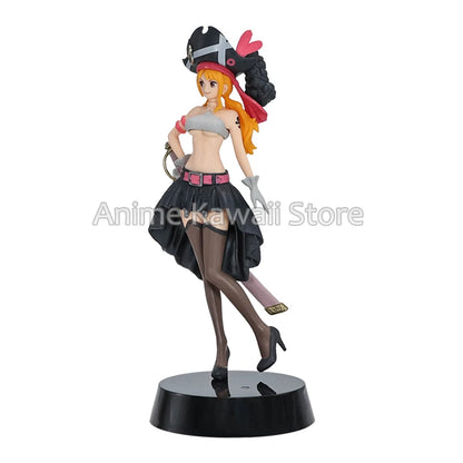 20cm Anime Figure One Piece DXF Nami PVC Action Figures Cartoon Collection Model Toy Children Kids Halloween Gift