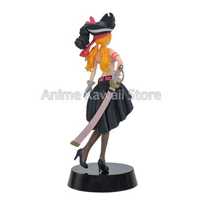 20cm Anime Figure One Piece DXF Nami PVC Action Figures Cartoon Collection Model Toy Children Kids Halloween Gift