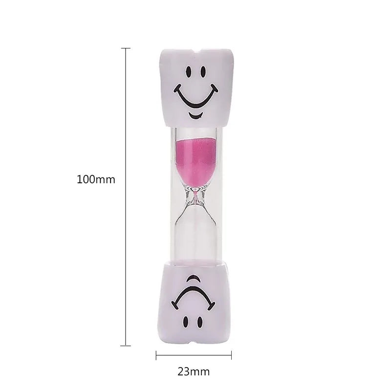 Creative Smiling Face Hourglass Sand Clock for Cooking Brushing Teeth 3 Minutes Sands Timer Sandglass for Children Kids Gift