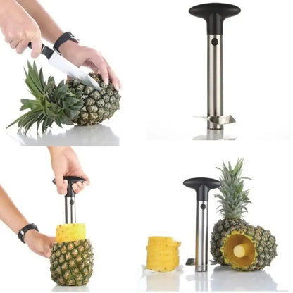 1PCS Spot Stainless Steel Pineapple Peeler Pineapple Corer Slicer Fruit Cutter Easy Slicer Peeler Kitchen Gadget Delivery Fast