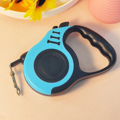 Durable Double Switch Retractable Pet Leash For Dogs - Easy Control And Comfortable Grip