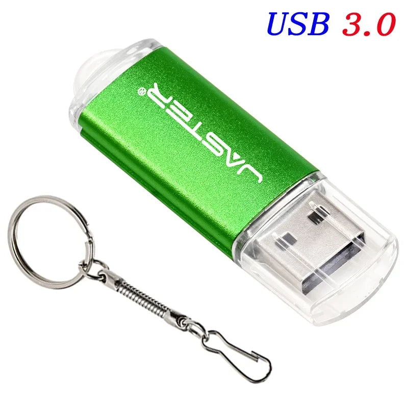 Black USB 3.0 Flash Drive 128GB High Speed Pen Drive 64GB Free Key Chain Memory Stick  32GB Plastic Metal Blue USB Stick 16GB