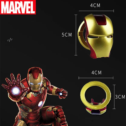 Captain America Iron Man car decoration accessories toy car ignition start switch button protective cover animation accessories