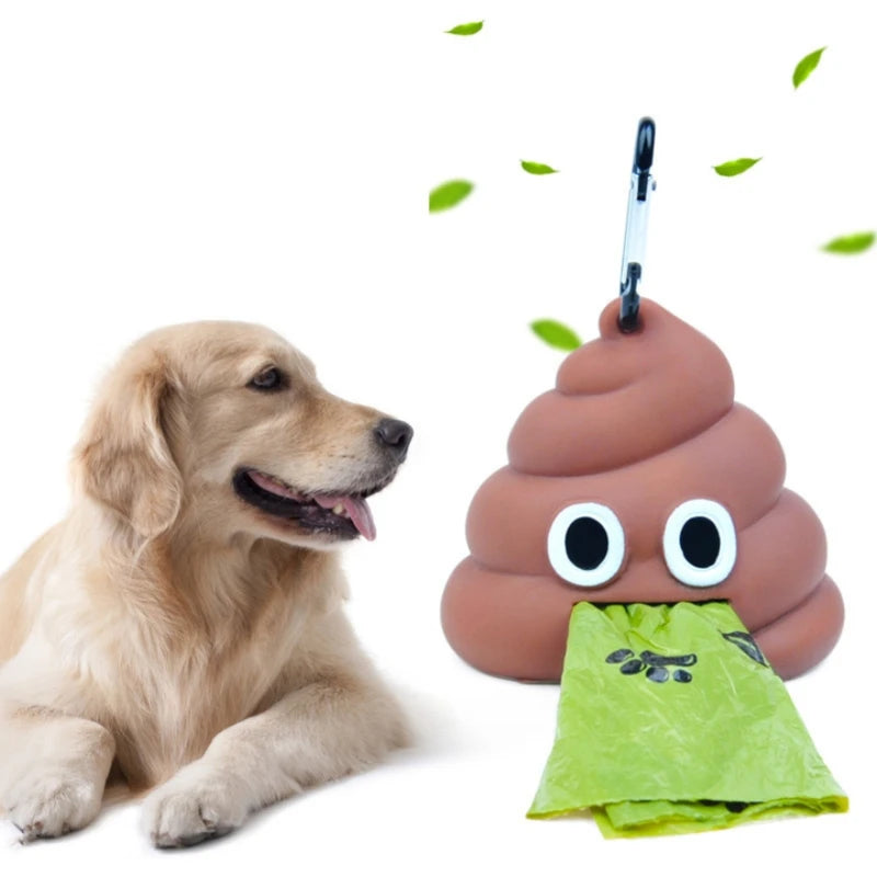 Pet Fecal Bag Dispenser Cat Dog Outdoor Garbage Pocket Hanging Buckle Portable Dung Bags Storage Box Pets Cleaning Products