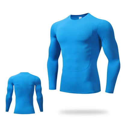 Men Women Compression Running Long Base Tight T Shirt Fitness Sport Basketball Football Skiing Training Gym Bottom Clothes H02