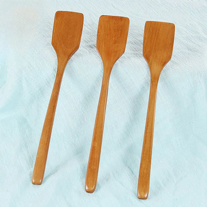 Shovel Cooking Spoon Pan Mini Small Kitchen Wooden Spatula Heat Resistant Rice Spoon Kitchenware Non-Stick Pan Bamboo Shovel