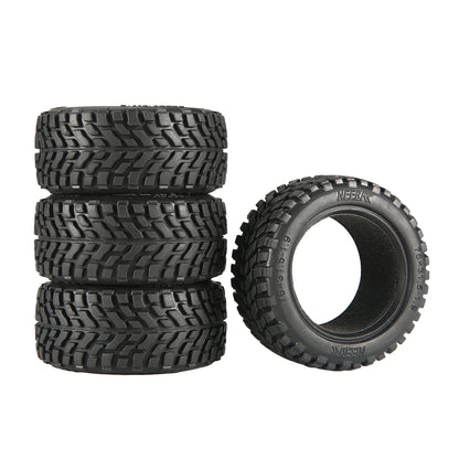 1.9 inch 75mm Off Road Buggy Tires Wheel 12mm Hex Hubs Rubber for 1/14 1/16 1/10 RC Car Wltoys 144001 Scx10 Traxxas Trx-4 Tamiya