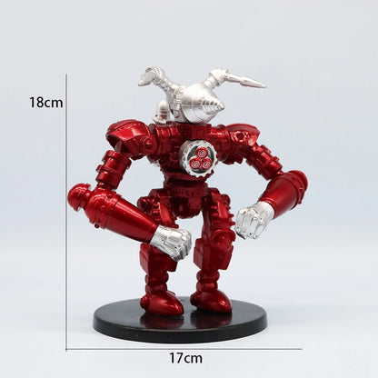 18cm Skibidi Toilet Anime Figure Red Titan Drill Man Action Figure Gold Titan Drill Man Figurine PVC Collection Model Doll Toys