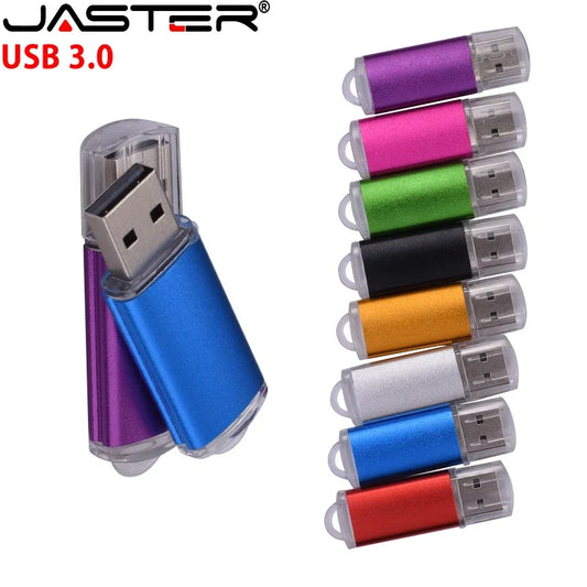 Black USB 3.0 Flash Drive 128GB High Speed Pen Drive 64GB Free Key Chain Memory Stick  32GB Plastic Metal Blue USB Stick 16GB