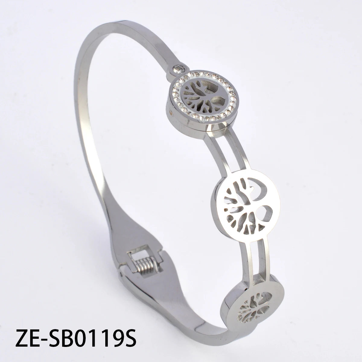 Stainless Steel Hand Bracelet for Women Zircon Lock Nail Bangle Luxury Jewelry Gifts Classics Wholesale Valentines Day Gift