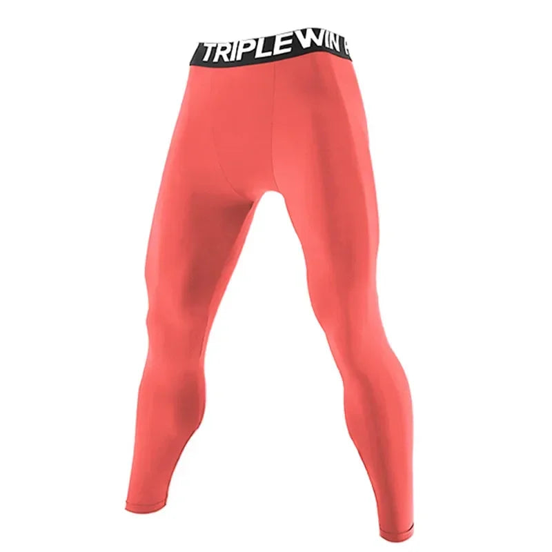 Summer Spring Autumn Men Running Tights GYM Pants Male Basketball Football Soccer Fitness Exercise Sport Long Legging H61