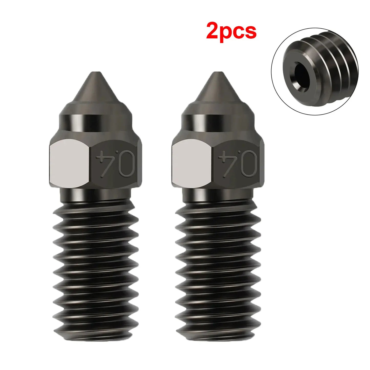 1/2/3pcs For ELEGOO Neptune 4 Nozzle Hardened/Stainless Steel/Brass 0.2,0.4,0.6,0.8mm High-Speed Nozzle For Elegoo Neptune 4 pro