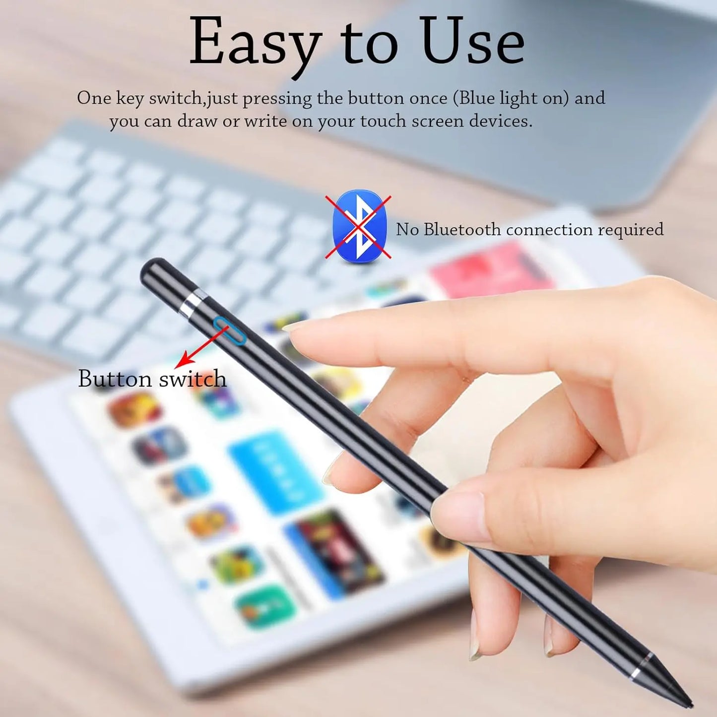 Stylus Pens Compatible for IOS&Android Touch Screens,Stylus Pen for IPad/iPad Air/Mini/Pro/Android/iPhone/Cellphone/Tablet Pen