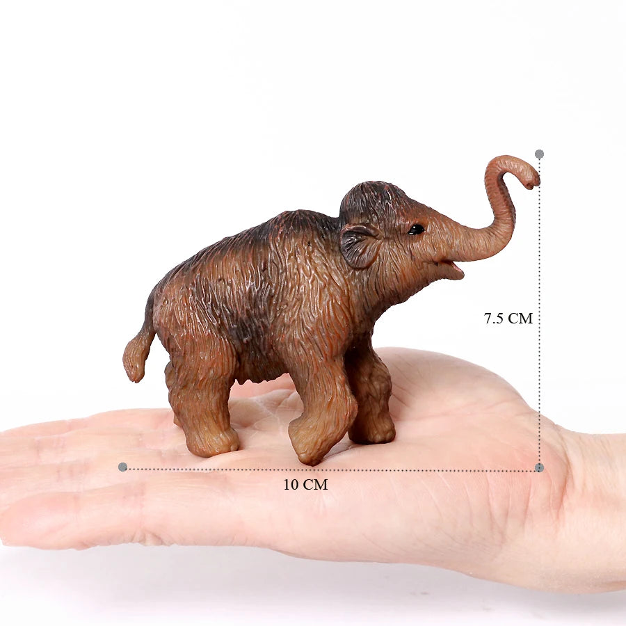 Wild Animal Figures Elephant Toy Mammoth Figurines Action Figure jungle Models Plastic Animals for Children Toys for Kids Gifts