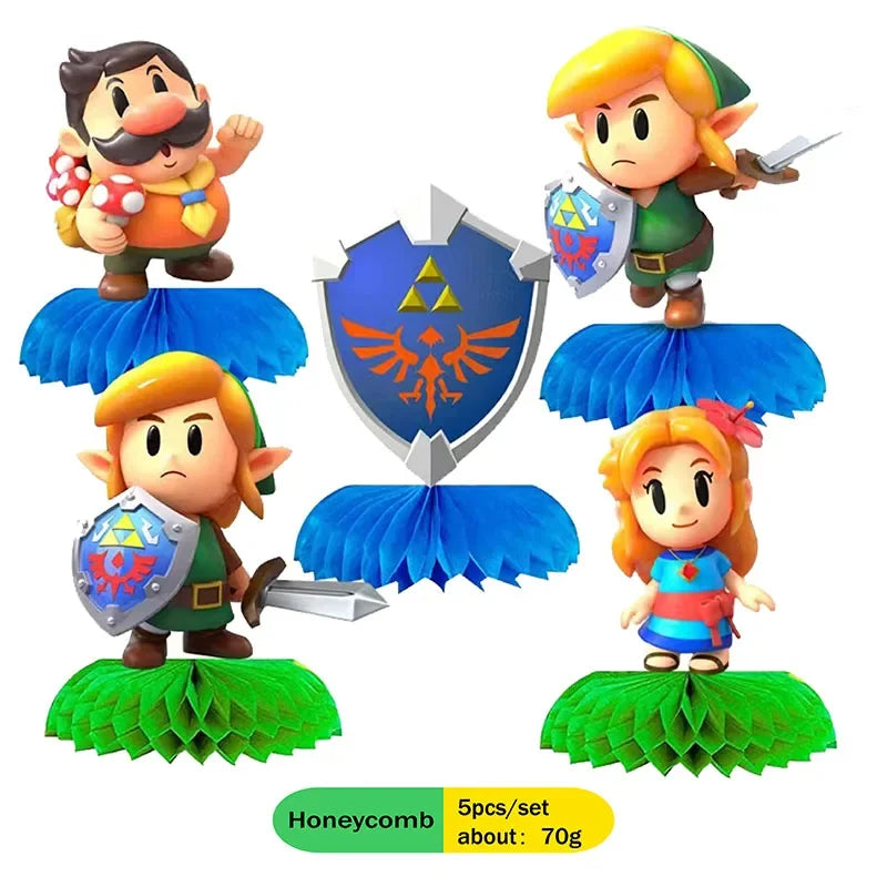 Game ZELDA Party Decoration Disposable Tableware Birthday Party Decorations Kids Boy Theme Supplies for Baby Shower Gift Toys