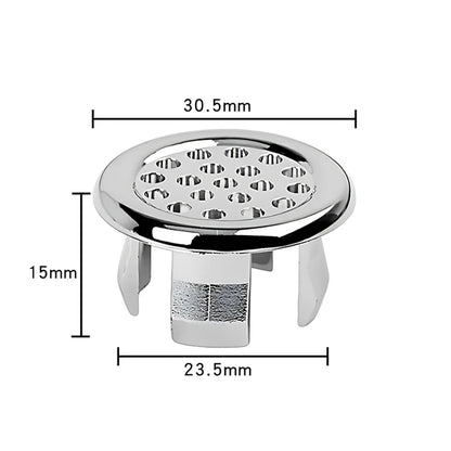 8/1Pcs Sink Hole Round Overflow Cover Ring Wash Basin Hollow Overflow Ring Sink Hole Overflow Cover Bathroom Kitchen Accessories