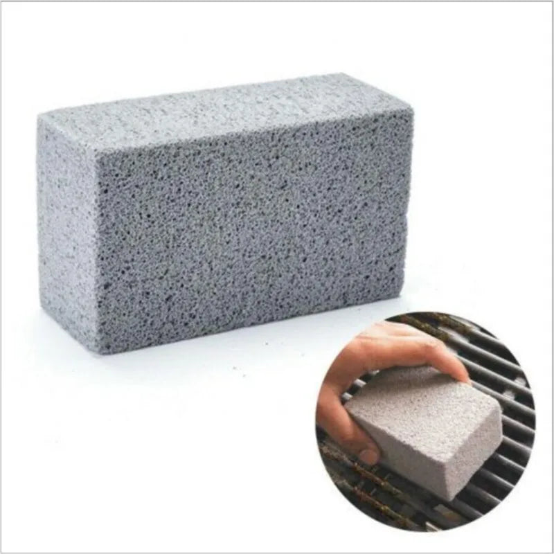 BBQ Grill Cleaning Brush Brick Block Barbecue Cleaning Stone Pumice Brick For Barbecue Rack Outdoor Kitchen BBQ Tools 2024 New