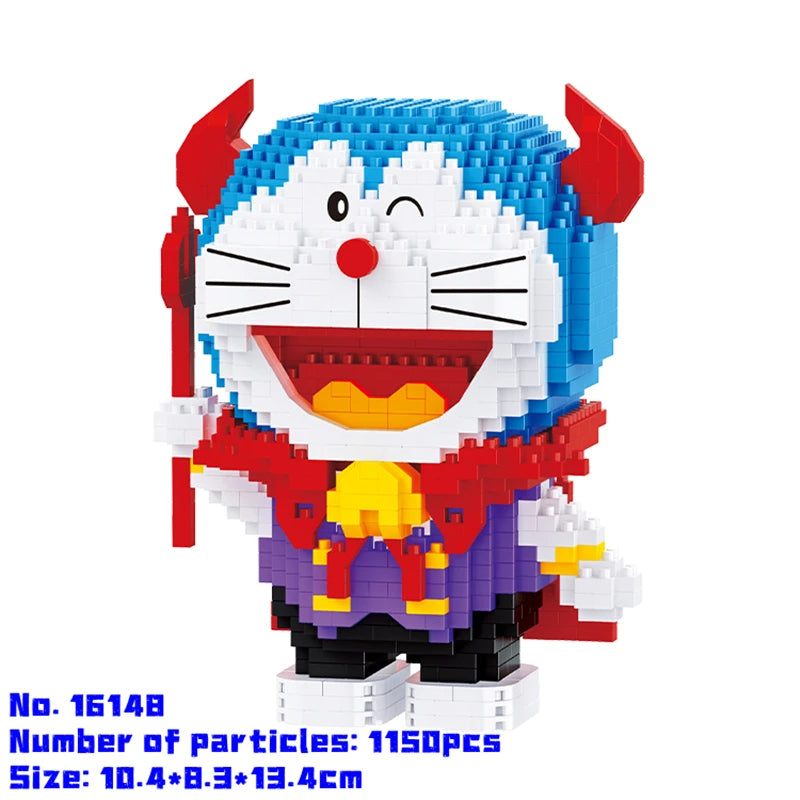 BALODY Doraemon building block Nobita Nobi Dorami model Minamoto Shizuka figure children's toy Christmas birthday gift