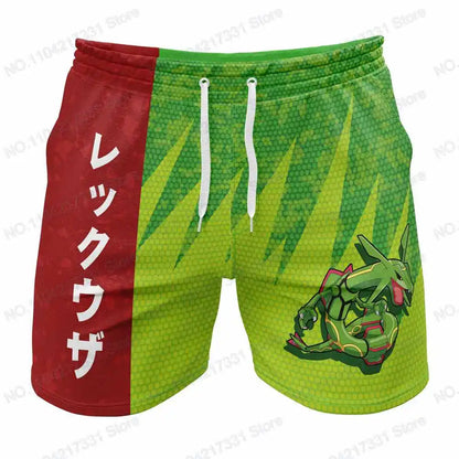 2th Cute Casual Anime Rash Guards Surfing Jersey Beach Shirts Swimwear Diving Gym Shorts MMA BJJ Men Jiu Jitsu Fitness Sets