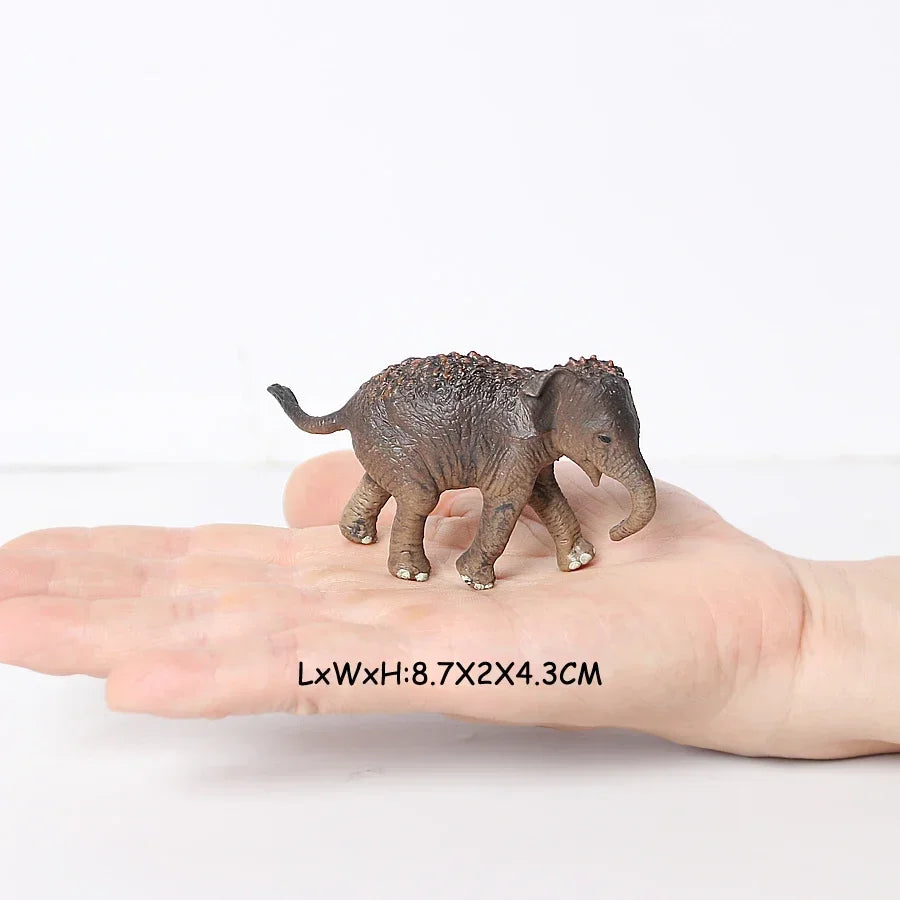 Wild Animal Figures Elephant Toy Mammoth Figurines Action Figure jungle Models Plastic Animals for Children Toys for Kids Gifts