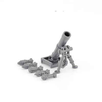 WW2 Military Building Blocks Solider Figures Gifts Weapons Machine Guns Equipments Accessories RPG MK19 Gatling NSV Mortar MOC