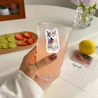 50pcs Cute Dog Sticker Kids Diy Laptop Stickers for Water Bottles Waterproof Bullet Journal Arts Crafts