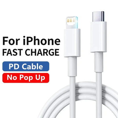 NNBILI PD 20W Charger Cable For iPhone 14 13 12 11 Pro Max 8 Plus USB Type C To Fast Charging Data Line Accessories