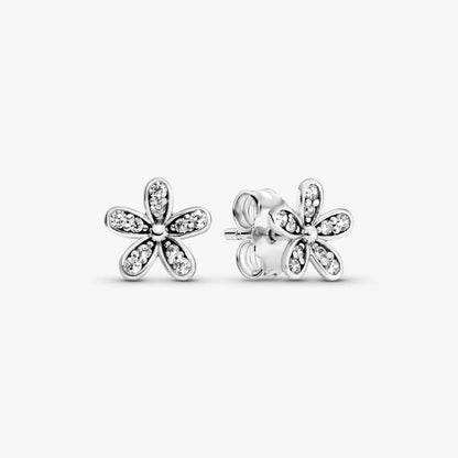 Original 925 Sterling Silver Earrings plata de ley Sparkling Love Heart Ear Studs Earrings for Women Jewelry Gifts