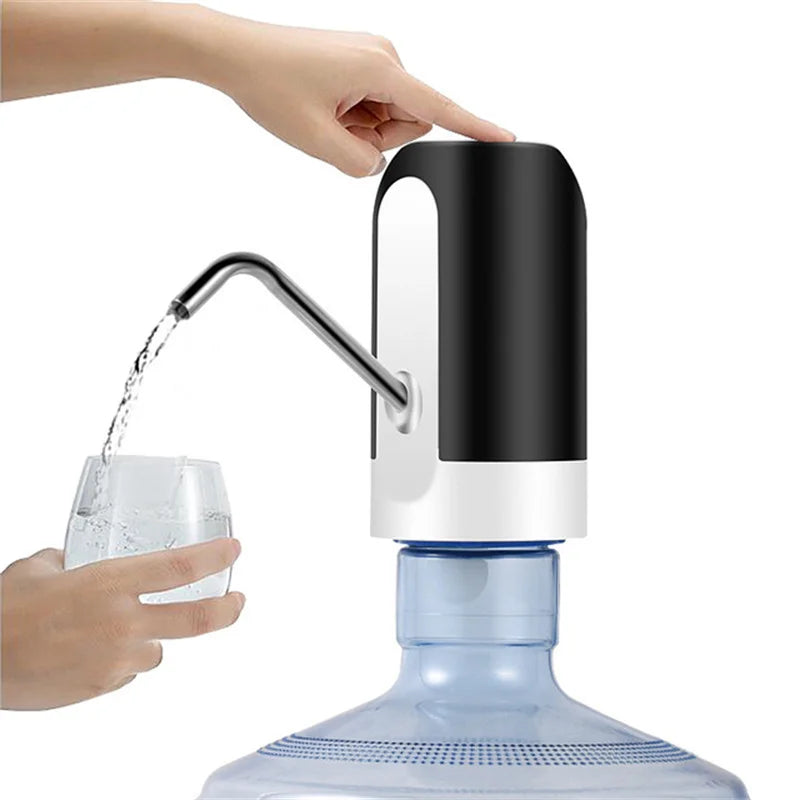 Water Bottle Pump USB Charging Automatic Electric Water Dispenser Pump Bottle Water Pump Auto Switch Drinking Dispenser