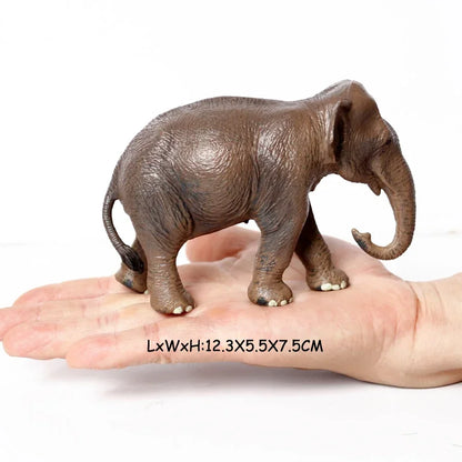 Wild Animal Figures Elephant Toy Mammoth Figurines Action Figure jungle Models Plastic Animals for Children Toys for Kids Gifts