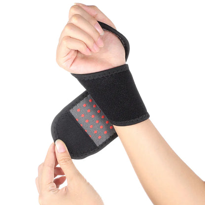 Magnetic Therapy Self-Heating Wrist Support Brace Wrap Heated Hand Warmer Compression Pain Relief Wristband Belt Sanitizer Band