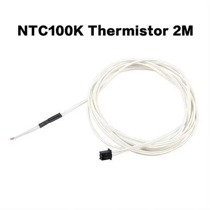 XCR 3D Printer Parts HT-NTC100K B3950 Thermistor Cartridge Sensor with SM Plug Kit High Temperature for PT100 Hotend 1M/2M Cable