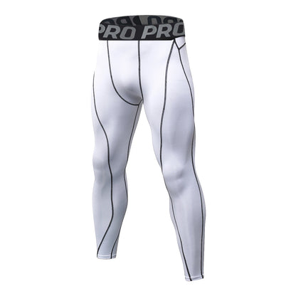 Men Compression Pants Quick Drying Running Basketball Leggings Workout Pants for Men Gym Tights Football Base Layers