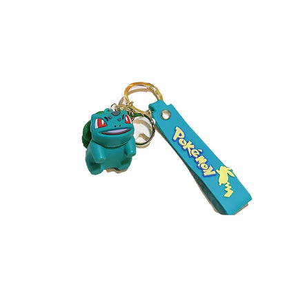 Pokémon Cuties Keychains - Pikachu, Squirtle, Jigglypuff, Bulbasaur, Psyduck - Adorable Car Key Decorations for Pokémon Lovers!