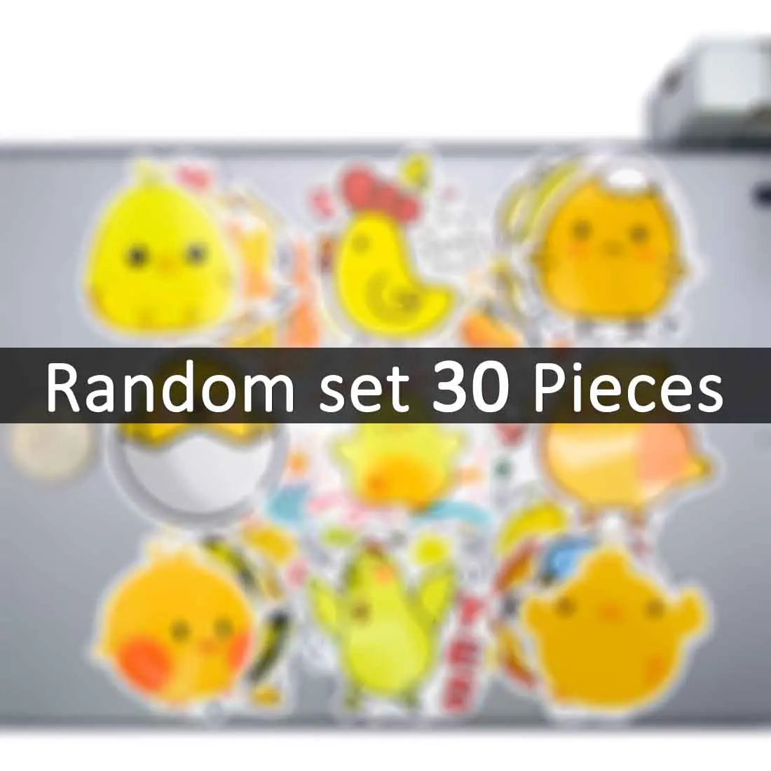 20/30/50Pieces Cute Cartoon Animals Yellow Little Chicken Stickers for Kids Scrapbook Car Bike Luggage Phone Laptop Sticker Toys