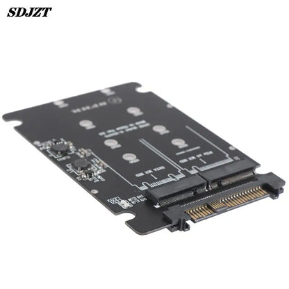 1Pc SATA M.2 SSD To 2.5“ SATA NVMe M.2 NGFF SSD To SFF-8639 Adapter Converter