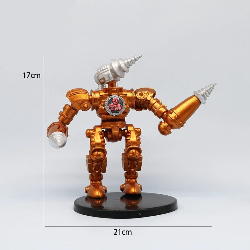 18cm Skibidi Toilet Anime Figure Red Titan Drill Man Action Figure Gold Titan Drill Man Figurine PVC Collection Model Doll Toys