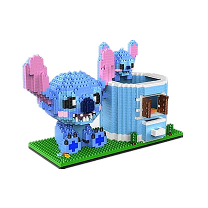 Explosive Stitch Diamond Micro-particle Building Blocks Assembled Toys Creative Guitar Holding Book Stitch Model Children's DIY