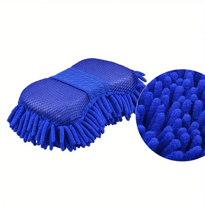 1Pcs Microfiber Car Washer Sponge Cleaning Car Care Detailing Brushes Washing Towel Auto Gloves Styling Accessories 1Pcs Microfi