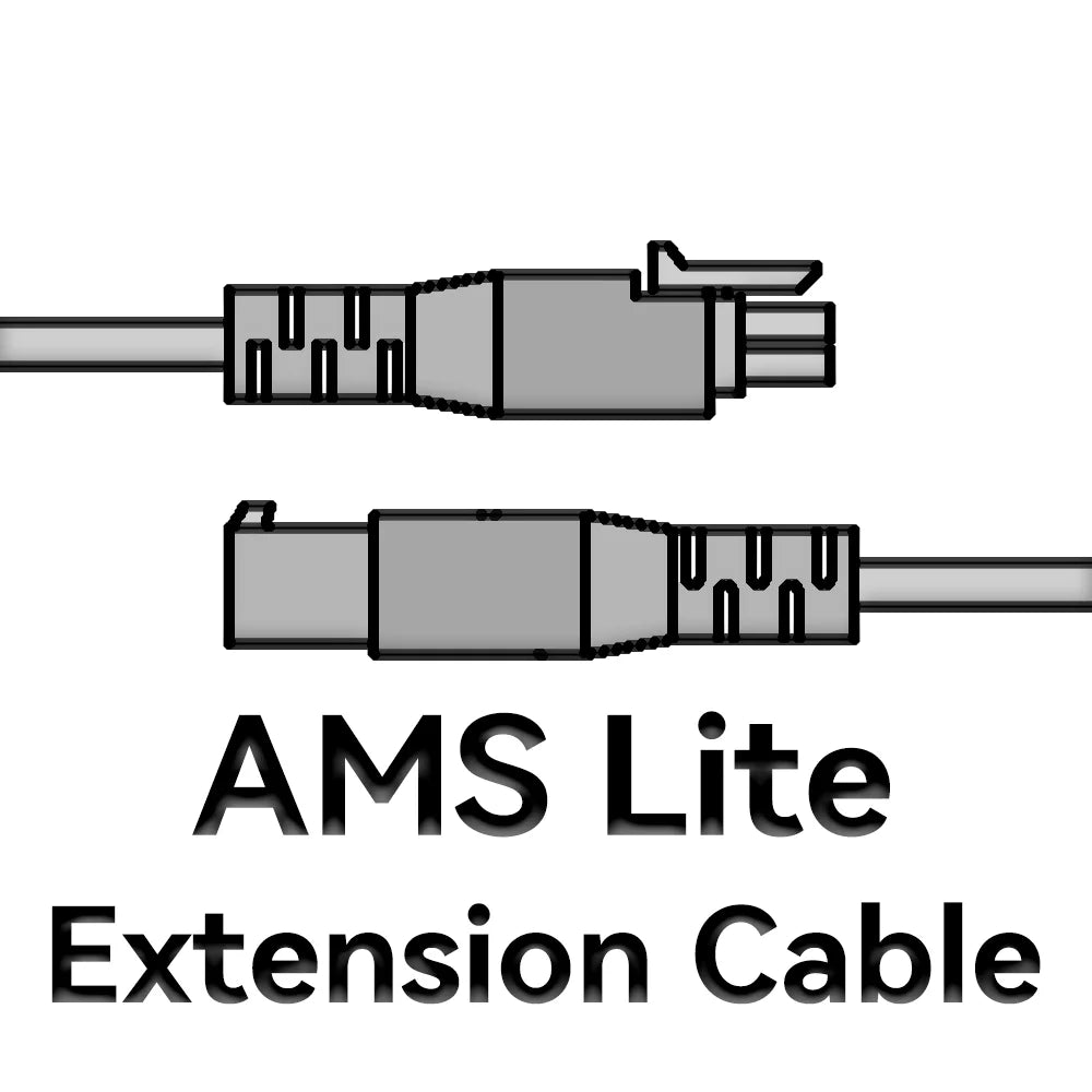 AMS Lite 1M 4-pin Extension Cable With Magnetic Ring For Bambu Lab A1/A1mini 3D Printer Parts