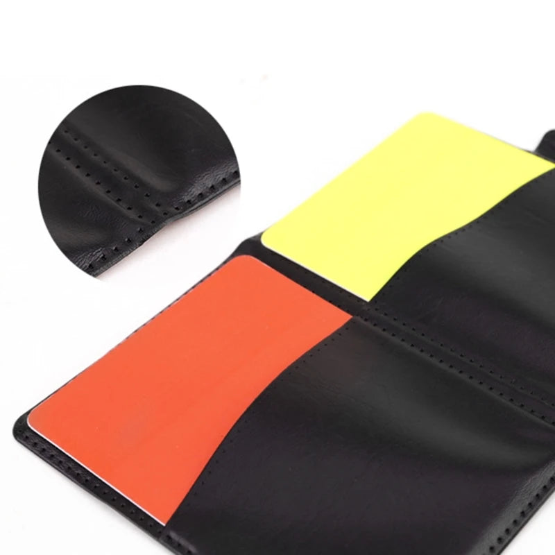 Sports Referee Penalty Cards For Soccer Sport Football Game Referee Card PVC Football Referee Card, Redness Yellow Cards